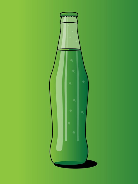 Butelka z płynem Ilustracja
