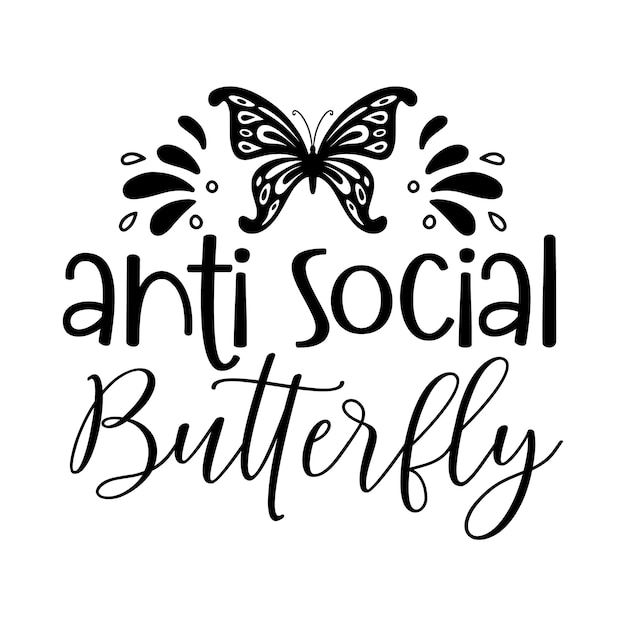 Plik wektorowy butterfly svg, projekt koszulki butterfly