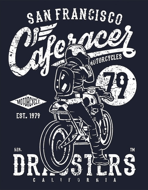 Plik wektorowy caferacer