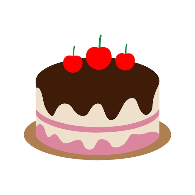Cake clip art wektorowy projekt i ilustracja
