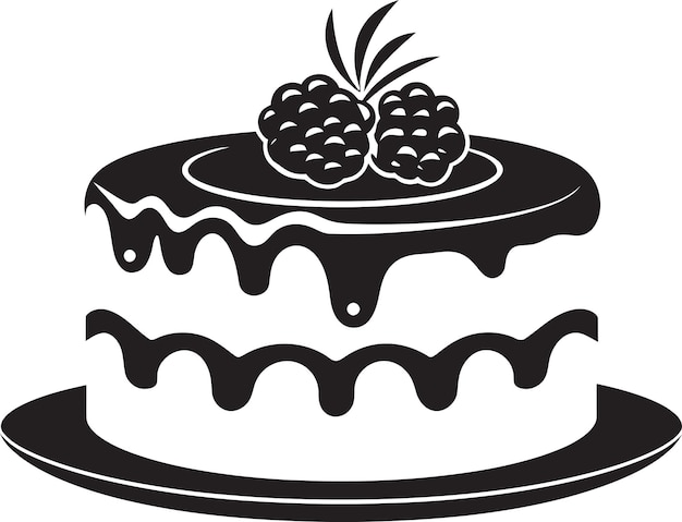 Plik wektorowy cake vector dreams, gdzie smak spotyka się z płótnem kreatywności wizualnej baking bliss cake vector artist