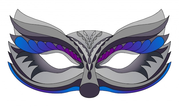 Plik wektorowy carnival mask wolf.