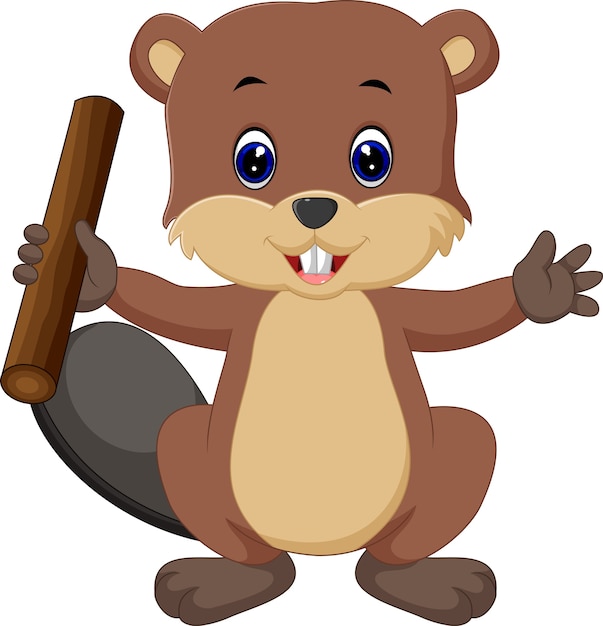 Cartoon Beaver