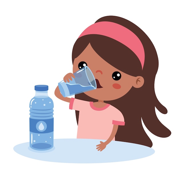 Plik wektorowy cartoon rysunek wody pitnej