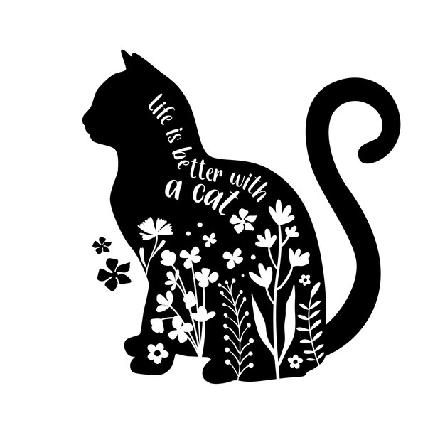 Cat Quote Svg Cat Quote T-shirt Cat Quote Svg Pliki Krytyczne