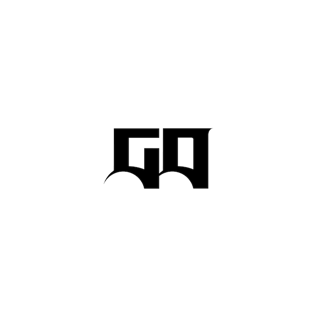 CD Monogram Logo Design list tekst nazwa symbol monochromatyczne logotyp alfabet znak proste logo