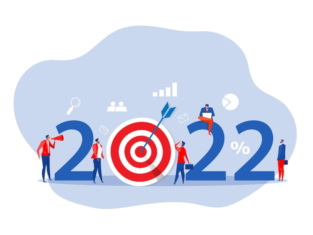 Cel i plany na przyszłość: cel biznesowy na rok 2022 plan powodzenia postanowień noworocznych