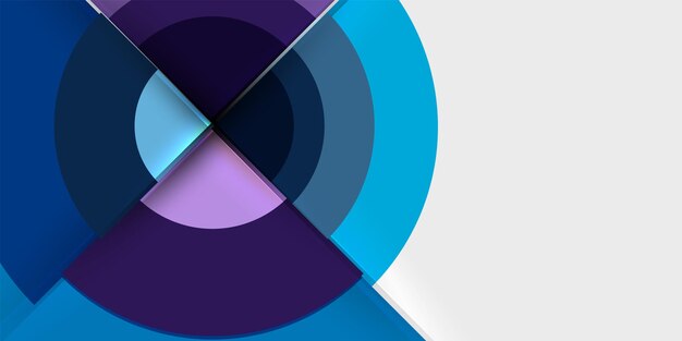 Cel okrąg geometryczne kształty abstrakcyjne Ilustracja wektorowa dla tapety Banner Tło Karta Książka Ilustracji strona docelowa