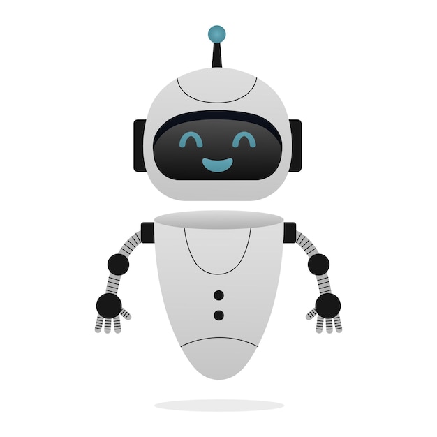 Chatbot neuronalna sieć AI serwery i technologia robotyka Słodki chatbot ai postać