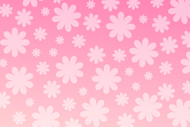 Cherry Blossom Spring Japońskie tło Wektor stylu płaskiego