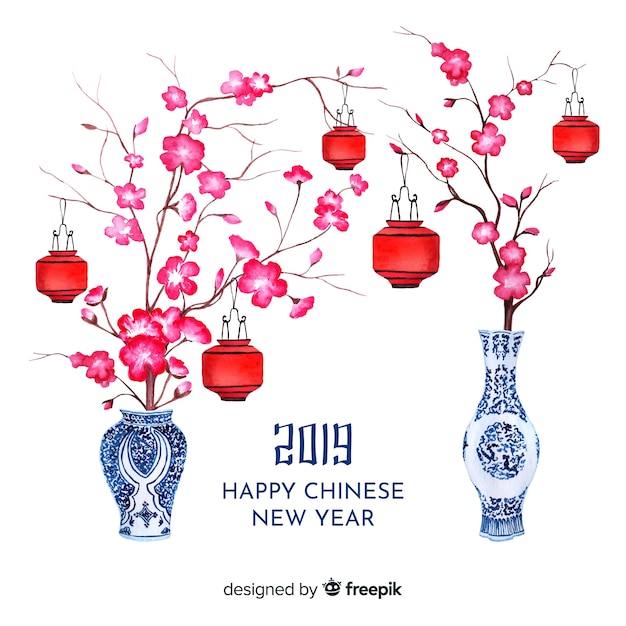 Plik wektorowy chiński nowy rok 2019