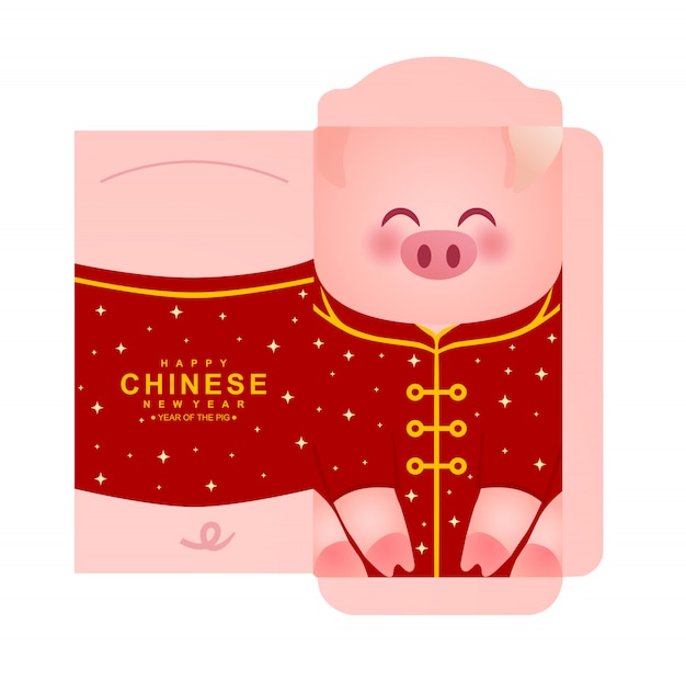 Chiński Nowy Rok Pieniądze Czerwone Koperty Pakiet