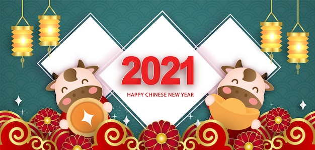 Chiński Nowy Rok Sztandaru Wołu