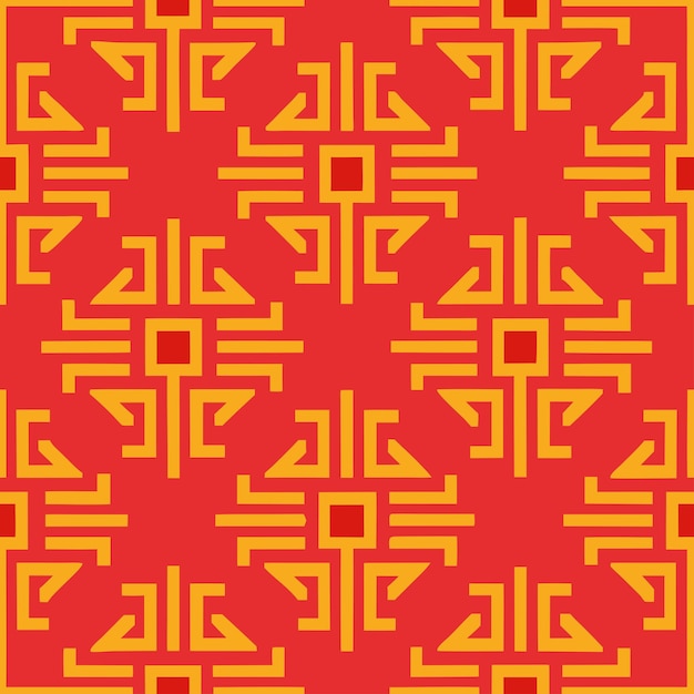 Chiński orientalny wzór bez szwów