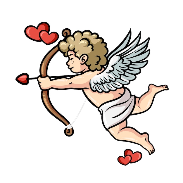 Plik wektorowy chłopiec cupid clipart