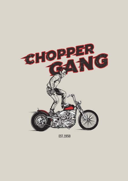 Chopper Gang Wektor Clipart