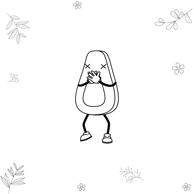 Chore awokado