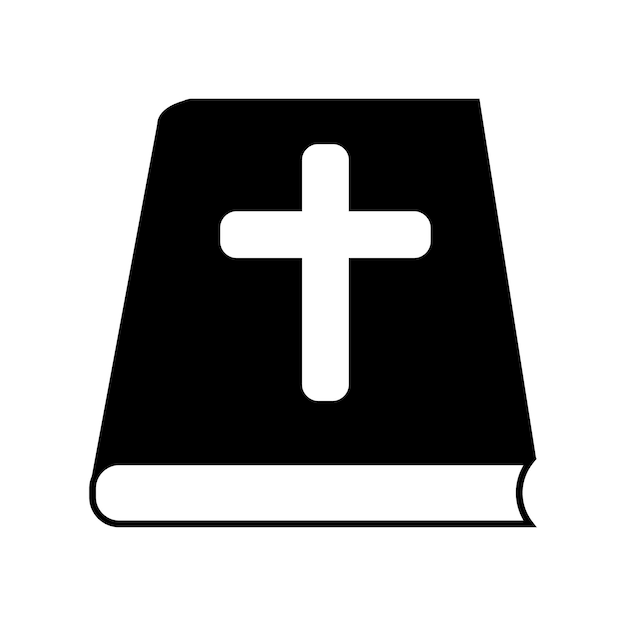 Christian krzyż ikona logo wektor szablon projektu