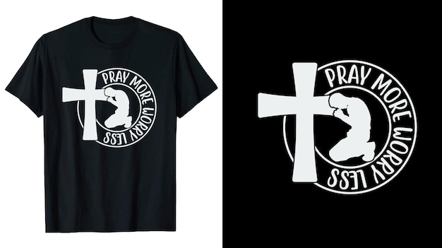 Plik wektorowy christian tshirt design werset biblijny custom tshirt custom tshirt typografia tshirt design