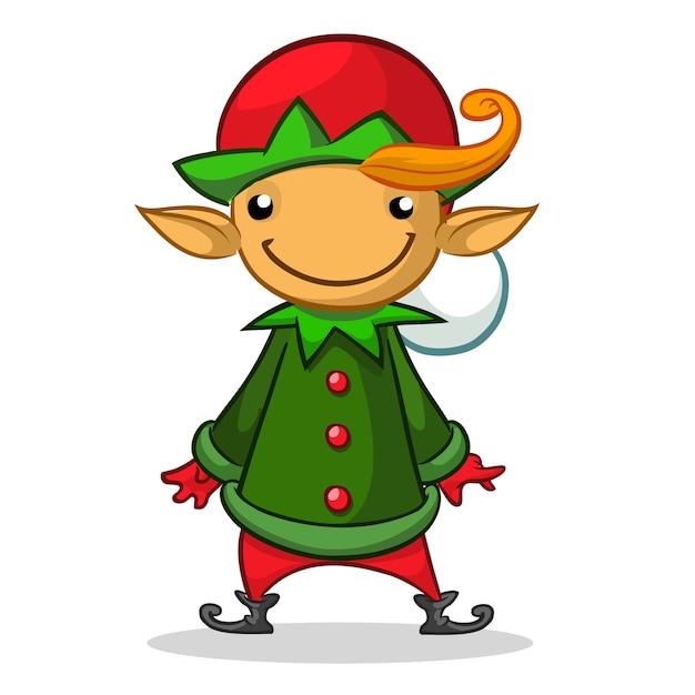 Plik wektorowy christmas elf