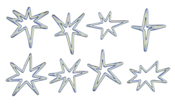Chrome Starburst i Outline Symbol Pack