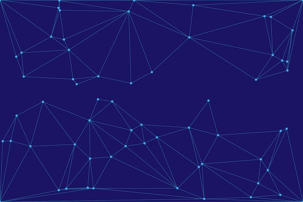 Ciemne i żywe tła z niską poli siatką z kolorowymi połączeniami geometrycznymi do użytku w magazynie