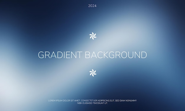 Ciemno-niebieski i biały gradient artystyczne tło
