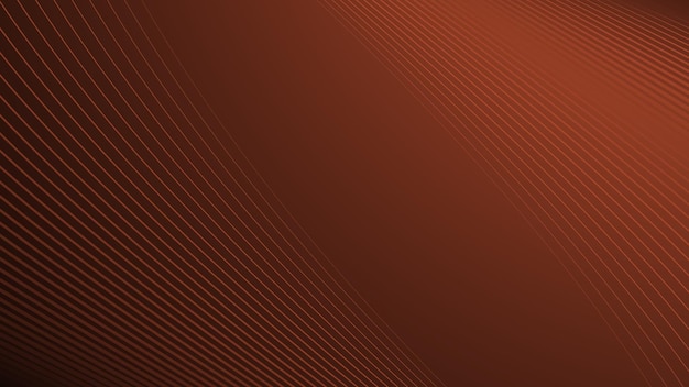 Ciemno-pomarańczowy gradient z krzywą linii abstrakcyjnego tła dla tła