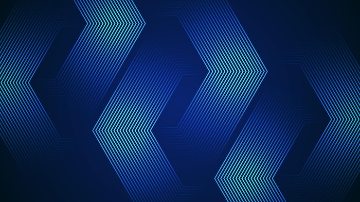 Wektor ciemnoniebieskie proste abstrakcyjne tło z liniami w stylu geometrycznym jako głównym elementem