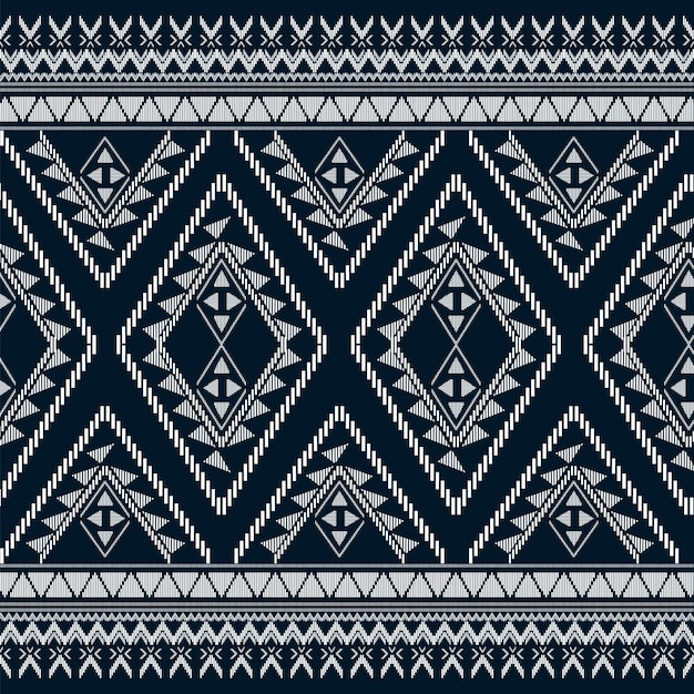 Ciemny geometryczny wzór etniczny tradycyjny wzór używany do spódnicy, dywanu, tapety