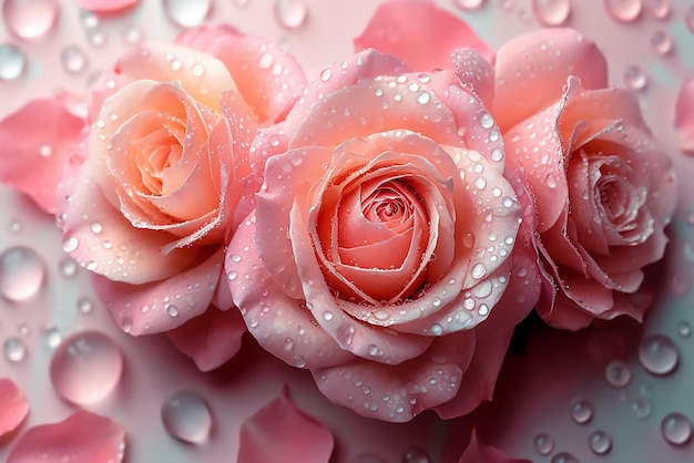 Plik wektorowy cienkie różowe kwiaty close-up niewyraźne bokeh tło