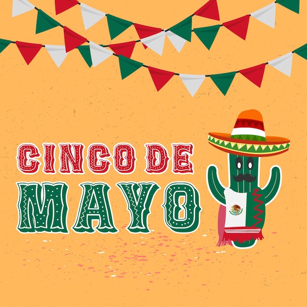 Plik wektorowy cinco de mayo