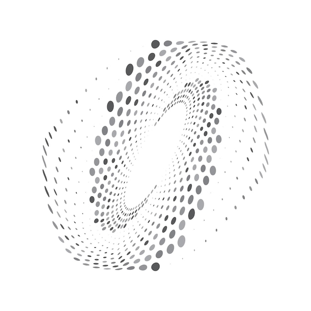 Circle Halftone Wektorowe ikony i grafika