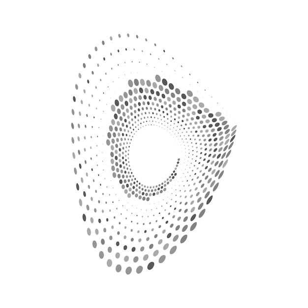 Circle Halftone Wektorowe ikony i grafika