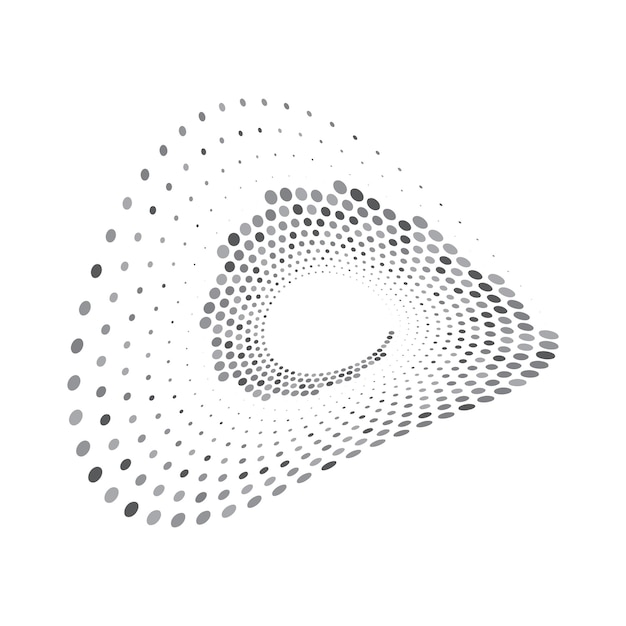 Circle Halftone Wektorowe ikony i grafika