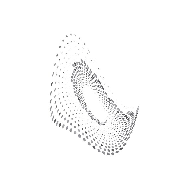 Circle Halftone Wektorowe ikony i grafika