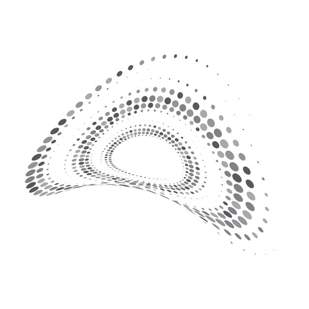 Circle Halftone Wektorowe ikony i grafika