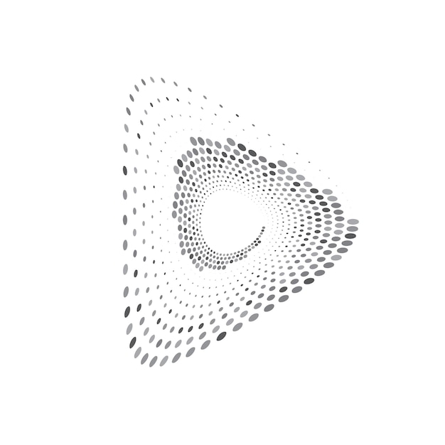 Circle Halftone Wektorowe ikony i grafika