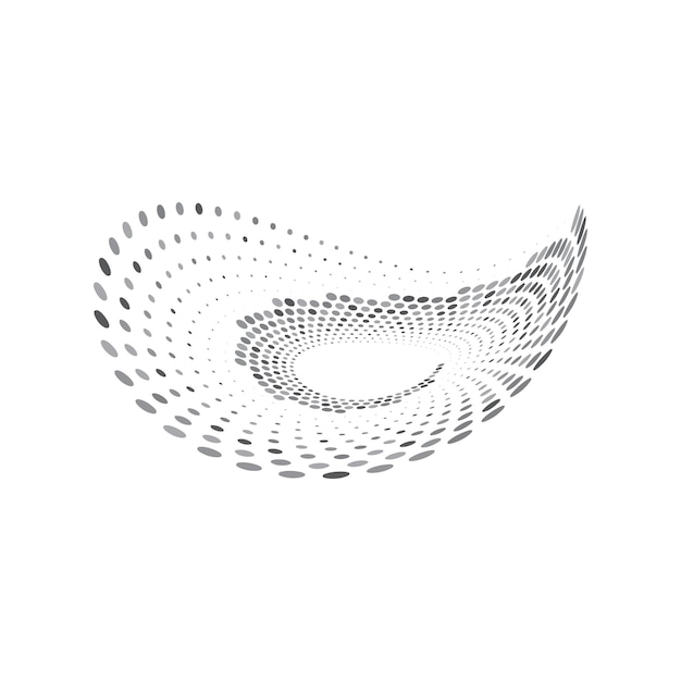 Circle Halftone Wektorowe ikony i grafika