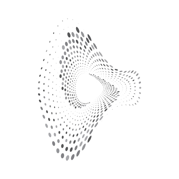 Circle Halftone Wektorowe ikony i grafika