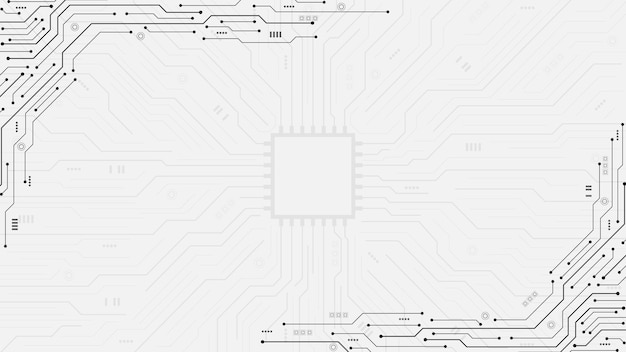 Circuit board isolate on white background Circuit board texture AI Artificial Intelligence Futuristic motherboard design with data connections processor HTML code Vector illustrationx9