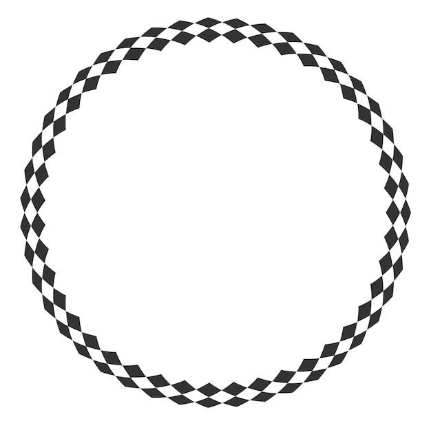 Circular Wireframe mesh wielokątny element logo Ilustracja wektorowa Eps10 cyfrowe tło plakaty koła kwadratowy efekt diamentu Wzór projektu dla promocji biznesu i marketingu nowego produktu