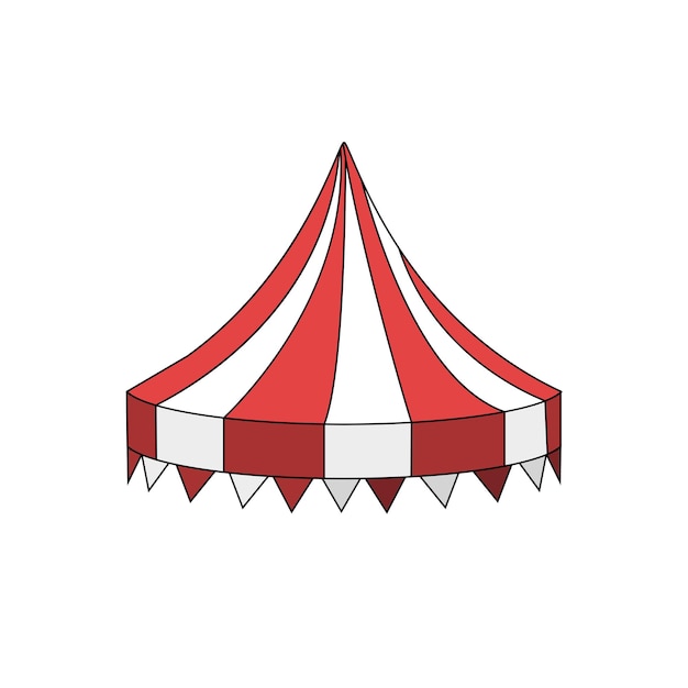 Plik wektorowy circus tent