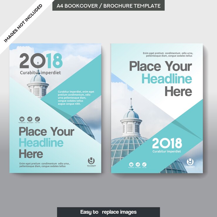 Wektor city background business book cover 
