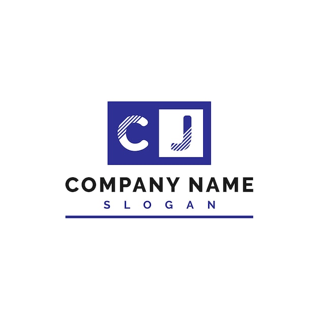 CJ Letter Logo Design CJ letter logo Wektor Ilustracja Wektor