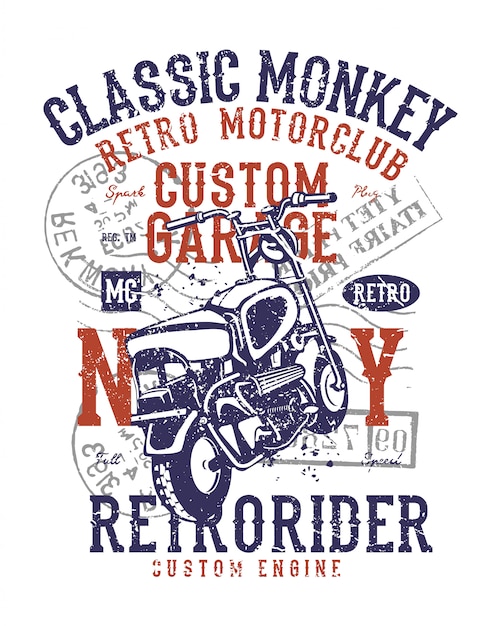 Plik wektorowy classic monkey