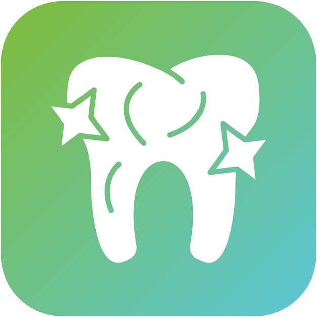 Plik wektorowy clean tooth icon style