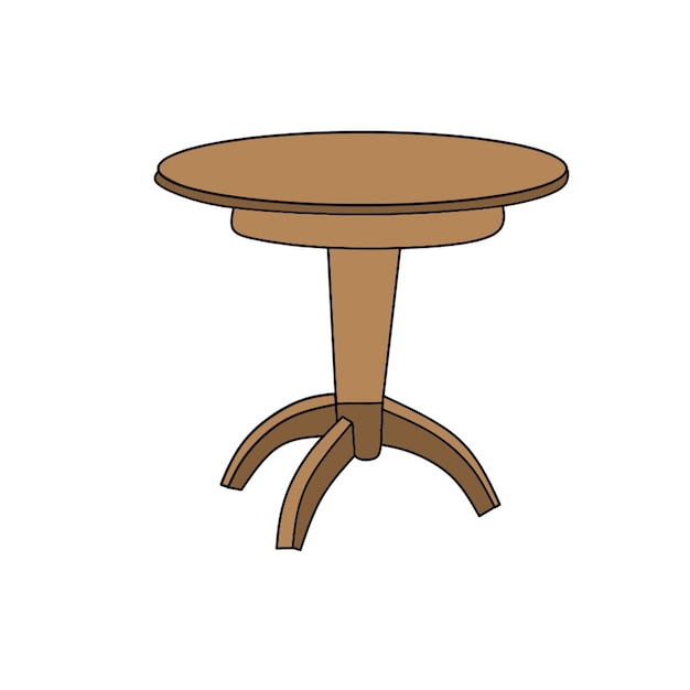 Clipart okrągłego stołu