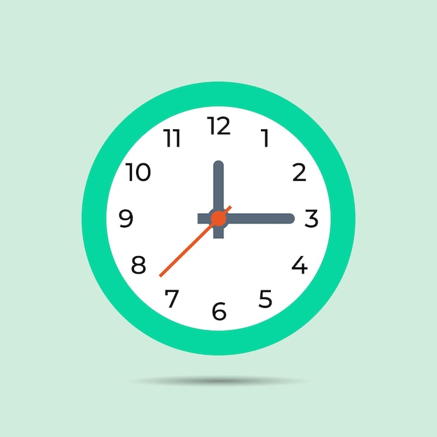 Clock Showing Time