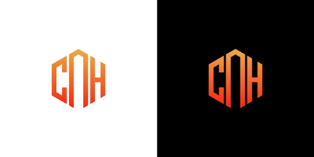 CN Letter Logo Design wielokąt Monogram ikona wektor szablon